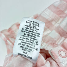 Load image into Gallery viewer, Girls Beatrix Potter, Peter Rabbit, embroidered crinkle cotton romper, GUC, size 1,  