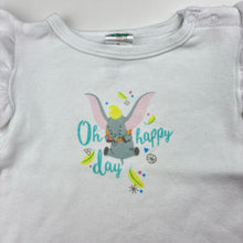 Load image into Gallery viewer, Girls Disney, Dumbo soft cotton tee / top, GUC, size 0,  