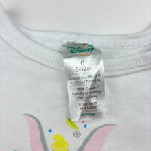 Load image into Gallery viewer, Girls Disney, Dumbo soft cotton tee / top, GUC, size 0,  