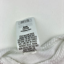 Load image into Gallery viewer, Unisex Bonds, white ribbed cotton bodysuit / romper, GUC, size 000,  