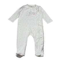 Load image into Gallery viewer, Girls Mothercare, soft cotton coverall / romper, EUC, size 0,  