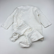Load image into Gallery viewer, Girls Mothercare, soft cotton coverall / romper, EUC, size 0,  