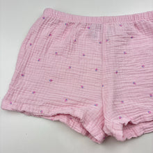 Load image into Gallery viewer, Girls Anko, lightweight crinkle cotton pyjama shorts, GUC, size 10,  