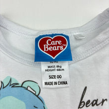 Load image into Gallery viewer, Girls Care Bears, cotton bodysuit / romper, GUC, size 00,  