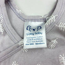 Load image into Gallery viewer, Unisex G'Day Baby, organic cotton romper, EUC, size 0000,  