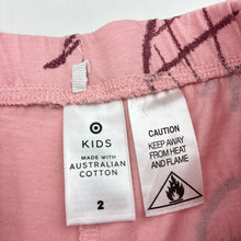 Load image into Gallery viewer, Girls Target, Aust cotton pyjama shorts, GUC, size 2,  