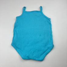 Load image into Gallery viewer, Unisex NOW, vintage ribbed cotton singletsuit romper, FUC, size 00,  