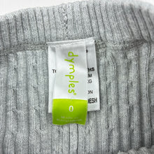 Load image into Gallery viewer, Girls Dymples, ribbed knit leggings / bottoms, GUC, size 0,  