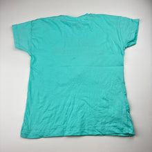 Load image into Gallery viewer, Girls Mango, blue cotton novelty tee / top, dog, GUC, size 10,  