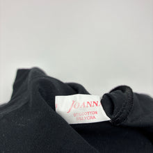 Load image into Gallery viewer, Girls JOANNA, black stretch cotton flip sequin top, L: 53cm at front, EUC, size 12,  