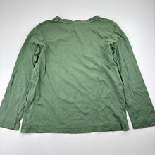 Load image into Gallery viewer, Boys Target, khaki cotton long sleeve top, dinosaurs, GUC, size 6,  