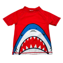 Load image into Gallery viewer, Boys Anko, short sleeve rashie / swim top, shark, EUC, size 4,  