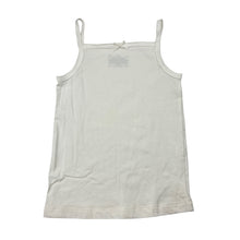 Load image into Gallery viewer, Girls Target, white stretchy singlet top, EUC, size 4-6,  