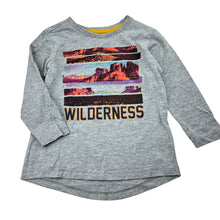 Load image into Gallery viewer, Boys Tilt, grey marle long sleeve tee / top, GUC, size 3,  