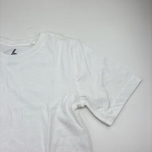 Load image into Gallery viewer, Unisex Brilliant Basics, white cotton tee / top, EUC, size 6,  