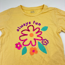 Load image into Gallery viewer, Girls KID, yellow cotton tee / top, GUC, size 7,  