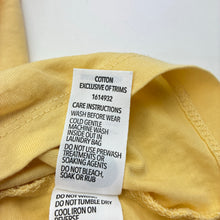 Load image into Gallery viewer, Girls KID, yellow cotton tee / top, GUC, size 7,  