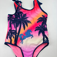 Load image into Gallery viewer, Girls Limited Too, colourful swim one-piece, pilling, FUC, size 4,  