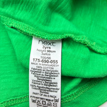 Load image into Gallery viewer, Boys Next, green cotton tee / top, EUC, size 3,  