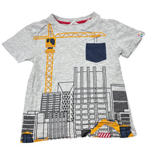 Load image into Gallery viewer, Boys Milkshake, grey marle tee / top, digger, FUC, size 6,  