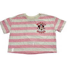 Load image into Gallery viewer, Girls Disney, Minnie Mouse striped cotton tee / top, FUC, size 2,  