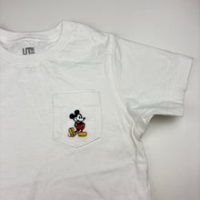 Load image into Gallery viewer, Boys Uniqlo, Disney Mickey Mouse embroidered cotton tee / top, EUC, size 3-4,  