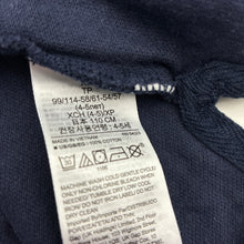 Load image into Gallery viewer, Boys GAP, navy organic cotton polo shirt top, EUC, size 4-5,  