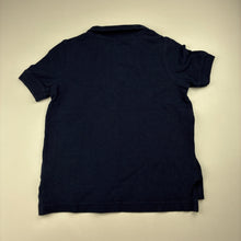 Load image into Gallery viewer, Boys GAP, navy organic cotton polo shirt top, EUC, size 4-5,  