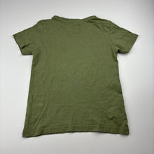 Load image into Gallery viewer, Boys Anko, khaki cotton tee / top, submarine, GUC, size 5,  