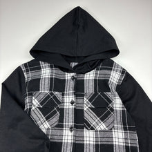 Load image into Gallery viewer, Boys lightweight, long sleeve hooded shirt, GUC, size 6,  