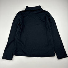 Load image into Gallery viewer, Unisex Anko, black soft cotton skivvy top, EUC, size 6,  