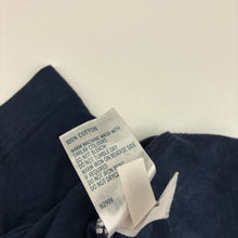 Load image into Gallery viewer, Unisex Anko, navy cotton Christmas tee / top, GUC, size 8,  