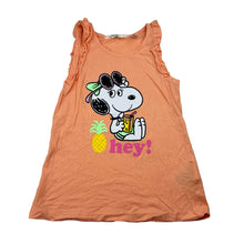 Load image into Gallery viewer, Girls H&amp;M, PEANUTS SNOOPY lightweight cotton top, EUC, size 5-6,  