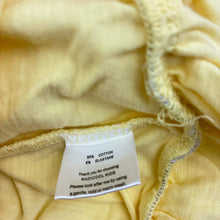 Load image into Gallery viewer, Girls Kissed by Radicool, yellow stretchy peplum top, butterfly, EUC, size 5,  
