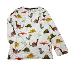 Load image into Gallery viewer, Boys Next, cotton long sleeve tee / top, dinosaurs, GUC, size 5-6,  