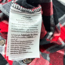 Load image into Gallery viewer, Boys Cotton On, NBA Chicago Bulls flannel cotton long sleeve shirt, EUC, size 5,  