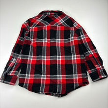 Load image into Gallery viewer, Boys Cotton On, NBA Chicago Bulls flannel cotton long sleeve shirt, EUC, size 5,  