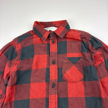 Load image into Gallery viewer, Boys H&amp;M, checked cotton long sleeve shirt, EUC, size 4,  