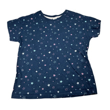 Load image into Gallery viewer, Girls Anko, navy cotton pyjama tee / top, FUC, size 10,  