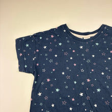 Load image into Gallery viewer, Girls Anko, navy cotton pyjama tee / top, FUC, size 10,  
