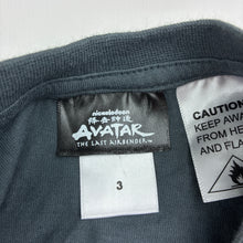 Load image into Gallery viewer, Unisex Nickelodeon, AVATAR THE LAST AIRBENDER cotton tee / top, EUC, size 3,  