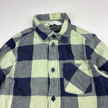 Load image into Gallery viewer, Boys H&amp;M, checked cotton long sleeve shirt, GUC, size 5,  