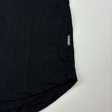 Load image into Gallery viewer, Boys St Goliath, black cotton tee / top, no size, armpit to armpit: 32.5cm, EUC, size 5-6,  