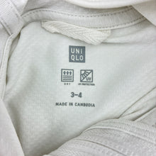 Load image into Gallery viewer, Girls Uniqlo, AIRism zip up hooded top, FUC, size 3-4,  