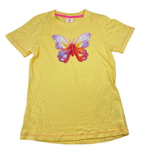 Load image into Gallery viewer, Girls Milkshake, soft feel cotton tee / top, butterfly, EUC, size 9,  