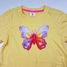 Load image into Gallery viewer, Girls Milkshake, soft feel cotton tee / top, butterfly, EUC, size 9,  