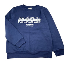 Load image into Gallery viewer, Unisex B Collection, navy fleece lined sweater / jumper, GUC, size 10,  