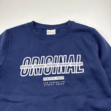 Load image into Gallery viewer, Unisex B Collection, navy fleece lined sweater / jumper, GUC, size 10,  
