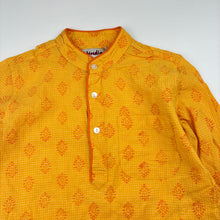 Load image into Gallery viewer, Boys Fabindia, lightweight cotton tunic top, L: 47cm, EUC, size 2-3,  
