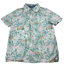 Load image into Gallery viewer, Boys Osh Kosh, lightweight cotton short sleeve shirt, pineapples, EUC, size 12,  